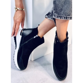 Jordans Bottines compensées noires le noir 3