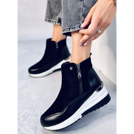 Jordans Bottines compensées noires le noir 2