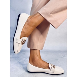 Mocassins femme Elisa Beige 2