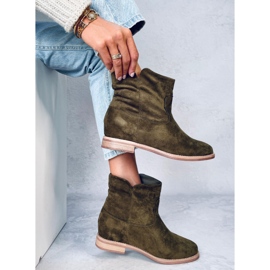 Bottes sur un coin caché Deer Green vert 3