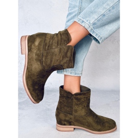Bottes sur un coin caché Deer Green vert 4