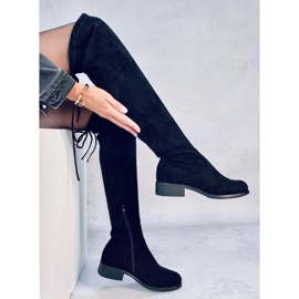 Meyers Cuissardes en daim noir le noir 4