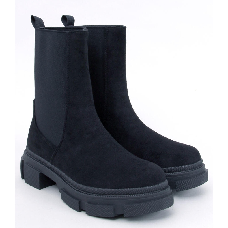 Magers Bottines Chelsea montantes noires 1
