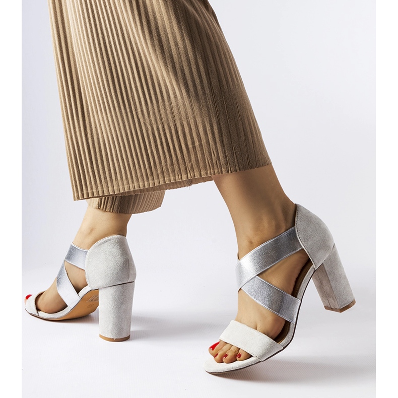 Inna Sandales à talons hauts grises de Gravago 1 Inna Sandales à talons hauts grises de Gravago 1