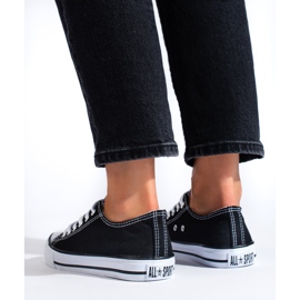 Baskets classiques noires pour femmes par Shelovet 1