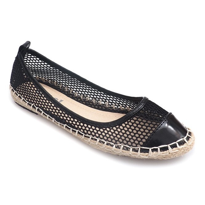 Ballerines Espadrilles 9653 Noir 1