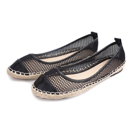 Ballerines Espadrilles 9653 Noir le noir 3