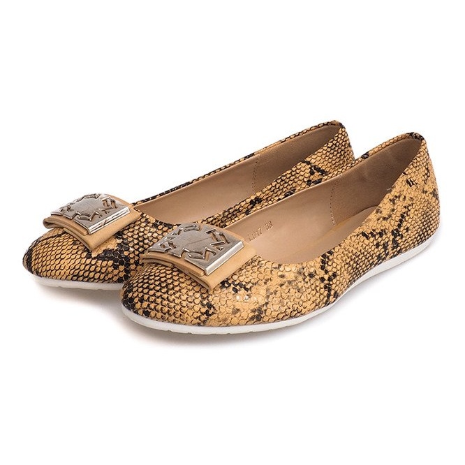 Ballerines Avec Noeud LU17 Beige 2