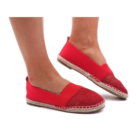 Baskets Espadrilles Ajourées 188-38 Rouge 4