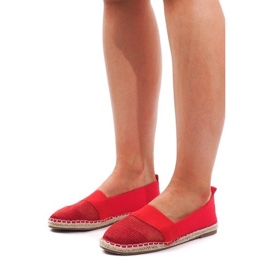 Baskets Espadrilles Ajourées 188-38 Rouge 2