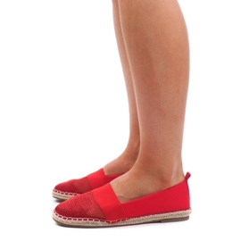 Baskets Espadrilles Ajourées 188-38 Rouge 1