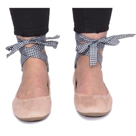 BM Ballerines roses à nœud Acro 1