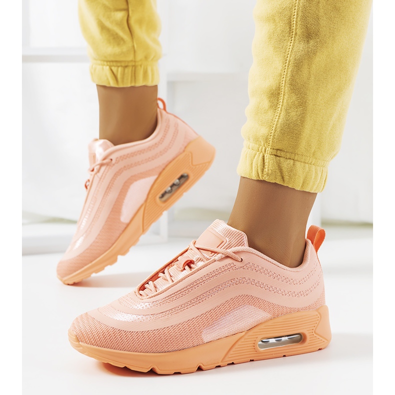 Chaussures de sport orange V0270-1 1
