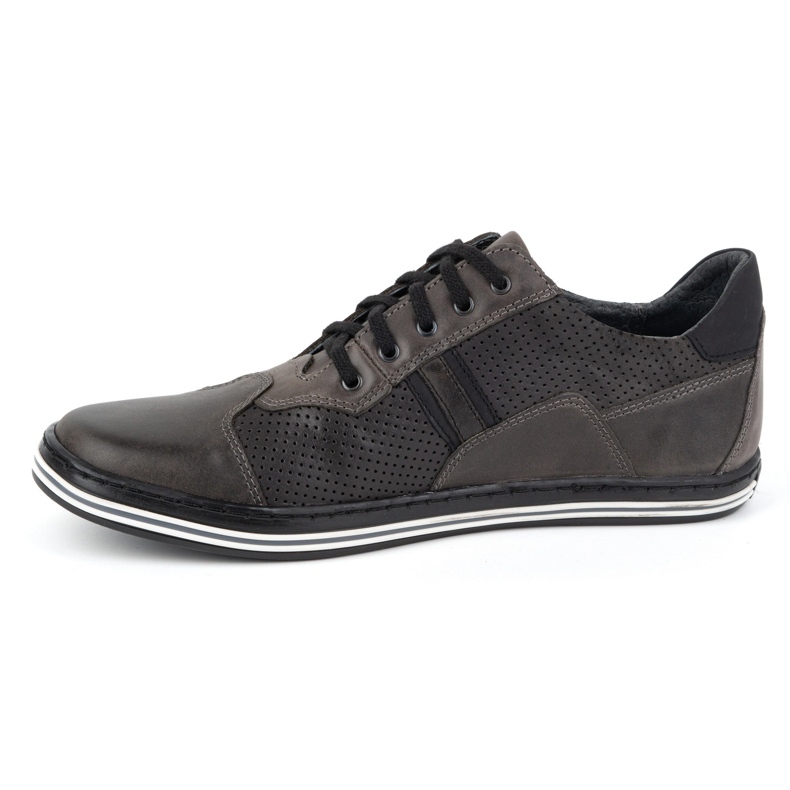 Polbut Chaussures casual homme 1801P gris 1
