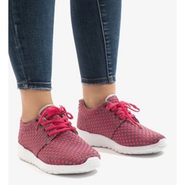 Chaussures de sport roses A5126 1 Chaussures de sport roses A5126 1