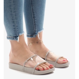 Chaussons transparents gris 815 1