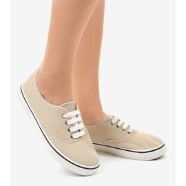 Baskets 7-4K913B beiges 1