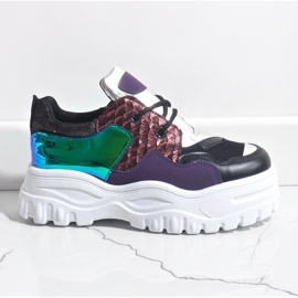 Baskets de sport à la mode noires R-458 1