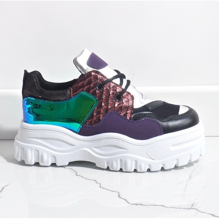 Baskets de sport à la mode noires R-458 1