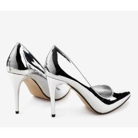 Talons classiques BO-100 laqués argent 3