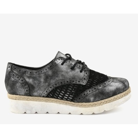 Chaussures compensées noires S17 le noir 1