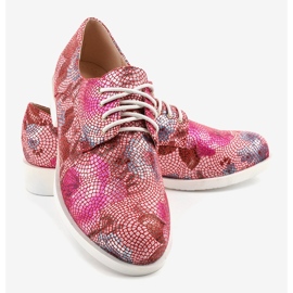 Chaussures de jazz à fleurs rouges classiques ZG629-2 multicolore 3