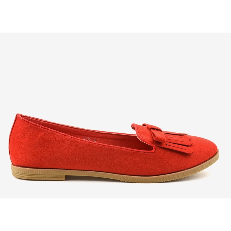 Mocassins Red Lordsy en éco-daim 2358 rouge 1