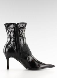 Bottillons laqués 3947H-6V Noir 2