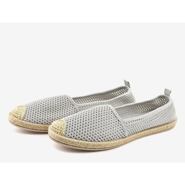 Baskets grises à lacet JX55P 2