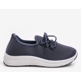 LR005-4 chaussures de sport à enfiler bleu marine 1