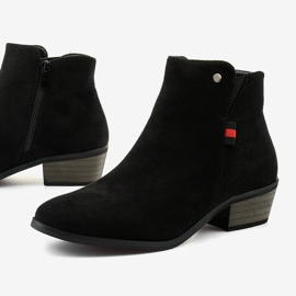 Bottines plates noires 20Y8039-1 le noir 1
