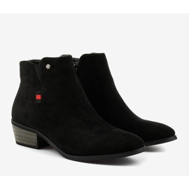 Bottines plates noires 20Y8039-1 le noir 2