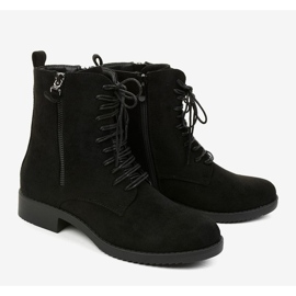 Bottes de travail en daim noir A8315 / A le noir 3