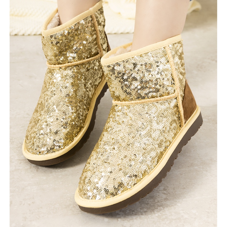 Bottes isolées beiges, type émeu Autumnsnow 1