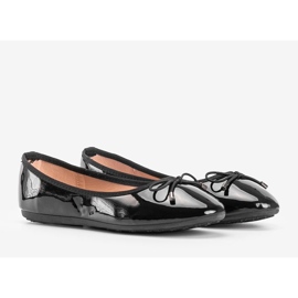 Ballerines laquées noires DY-01Y le noir 1