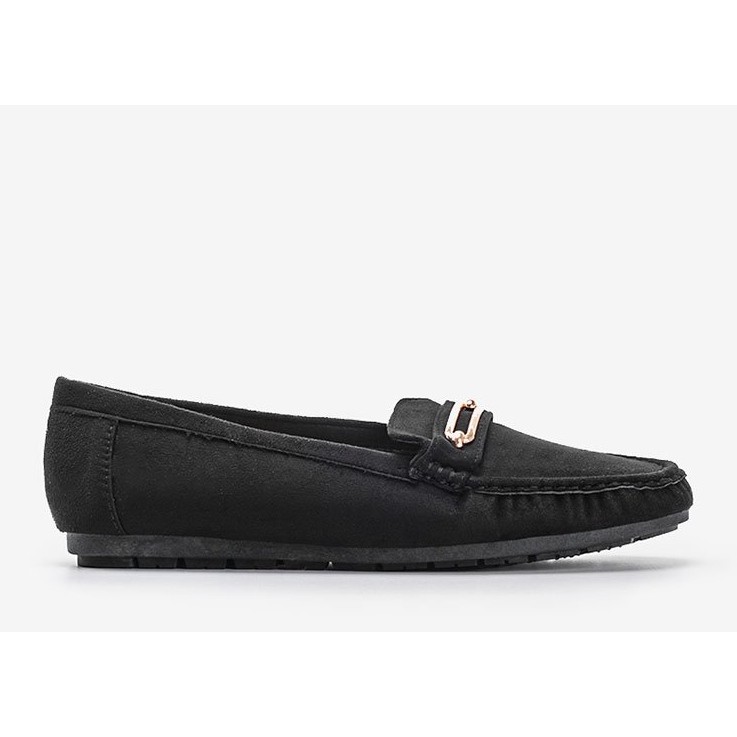 Mocassins femme Keyla noirs 1