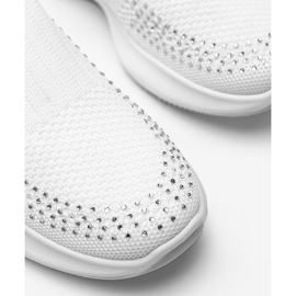 Chaussures de sport blanches avec zircone cubique Mia 1