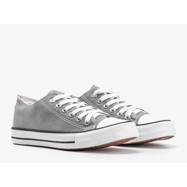 Baskets basses classiques Destini gris 1