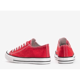 Baskets basses classiques rouges Destini 1