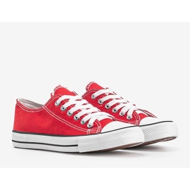 Baskets basses classiques rouges Destini 2