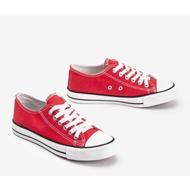 Baskets basses classiques rouges Destini 3