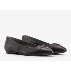Ballerines Gia en cuir marron brun 1