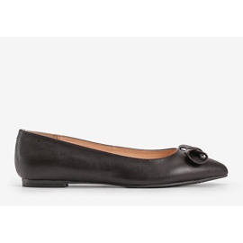 Ballerines marron avec nœud Lisa brun 1