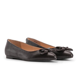 Ballerines marron avec nœud Lisa brun 3