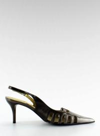 Talons hauts avec talon ouvert 39555-41V noir 2