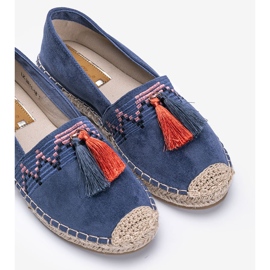 Espadrilles à franges bleues Alyana 2