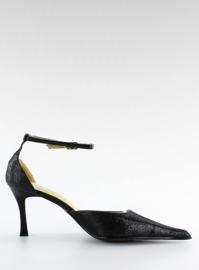 Escarpins à bout pointu en 3963A Noir 2