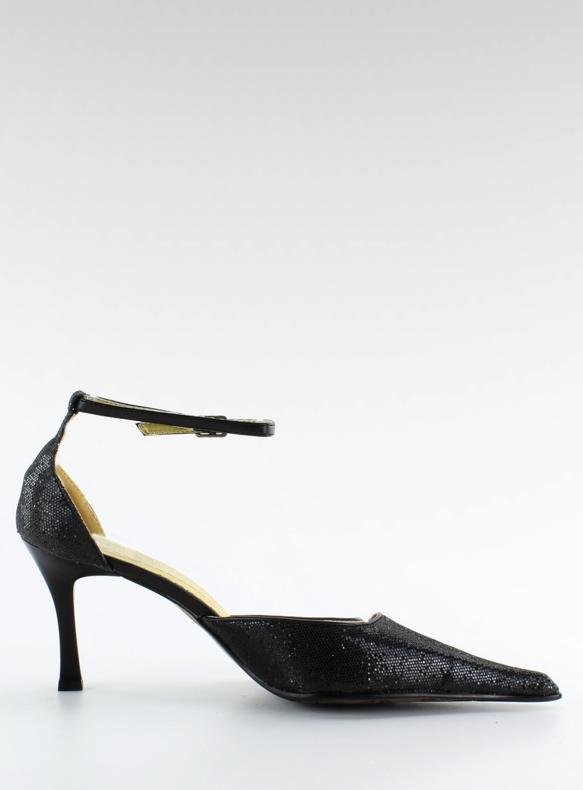 Escarpins à bout pointu en 3963A Noir 2