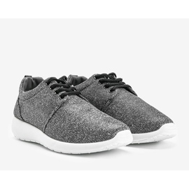 Chaussures de sport en brocart gris de Gretchen 1