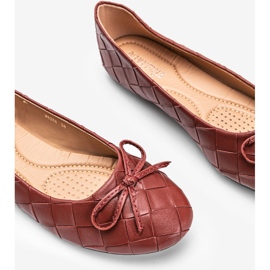 Ballerines tressées rouges Kaiden 1